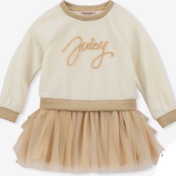 SOLD 🛍NWT JUICY COUTURE Drop-Waist Tulle Dress - Picture 5 of 6